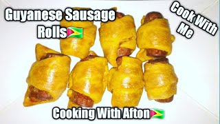 ?? How To Make Guyanese Sausage Rolls??/Pig In A Blanket/Cook With Me/Cooking With Afton??