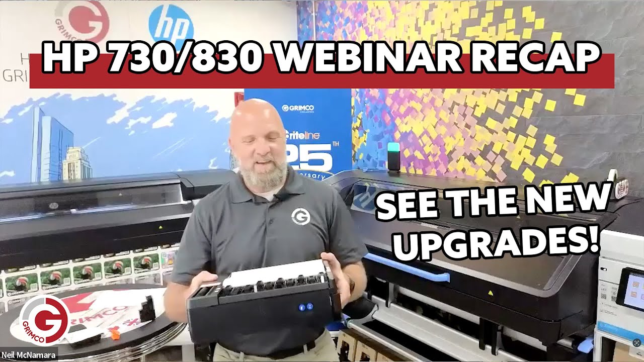HP Latex 730 & 830 Webinar Recap from Grimco | Upgrades from the 700/800 Series Printers