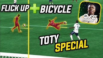 How to do the flick up bicycle | fc mobile #fifamobile #fcmobile