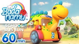 School Bus Fun | Badanamu Compilation l Nursery Rhymes & Kids Songs