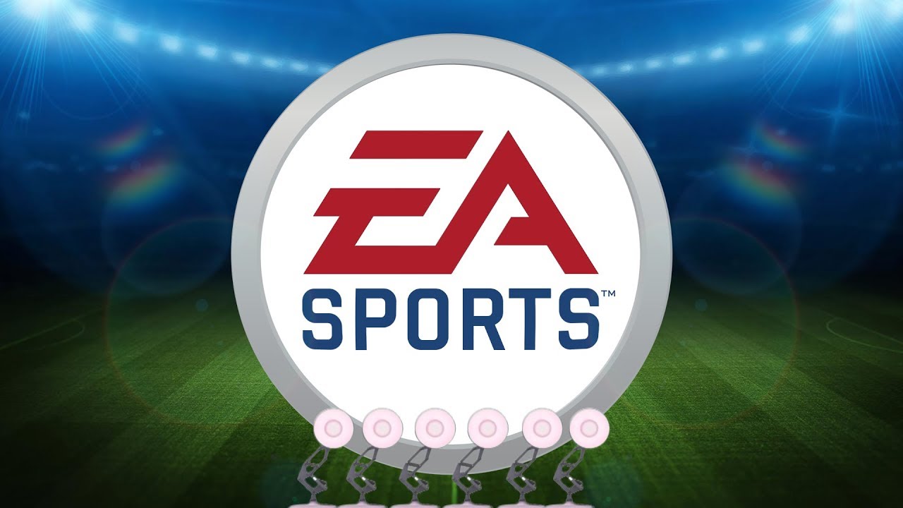 Six Luxo Lamps Spoof EA Sports Logo