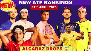 SHOCKING NEW ATP RANKINGS Sinner Takes World No  1, Alcaraz Drops!