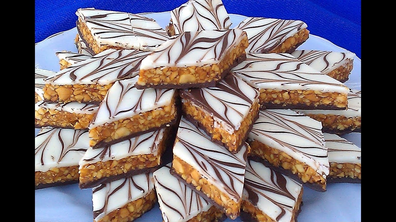 حلويات العيد حلوة الزليجة او الرخامة بالكاوكاو والشكلاط ناجحة باسهل طريقة  بدون بيض وبدون فرن