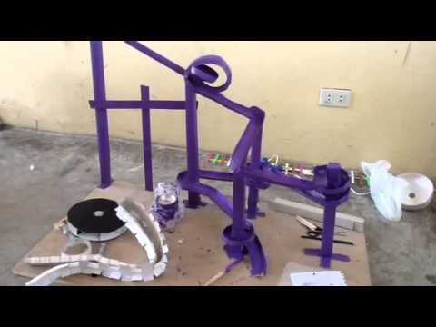 Marble roller coster