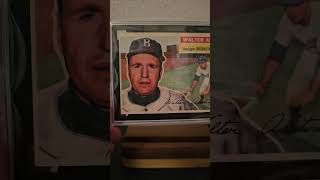 #cardoftheday 1956 Topps Walter Alston #vintagebaseballcards #baseballcards #halloffame #topps