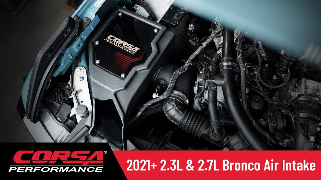 CORSA Performance 2021 Ford Bronco Cold Air Intake Launch Video