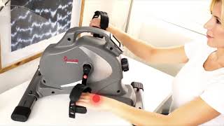 Amazoncom Sunny Health Fitness SF B0418 Magnetic Mini Exercise Bike Gray Sports Outdoors 1