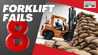 08 Forklift Fails 8 1 2 | Shocking Forklift Mistakes Caught on Camera!