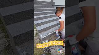 Resin-bonded washed stone#decorativeconcrete #constructionmaterials   #pool #wood #soapmaking