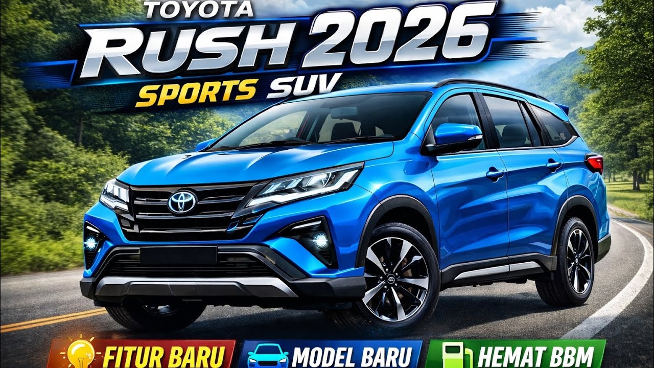 Toyota Rush sports SUV 2026 Terbaru | New Look, New Features, Konsumsi BBM Irit...!!!