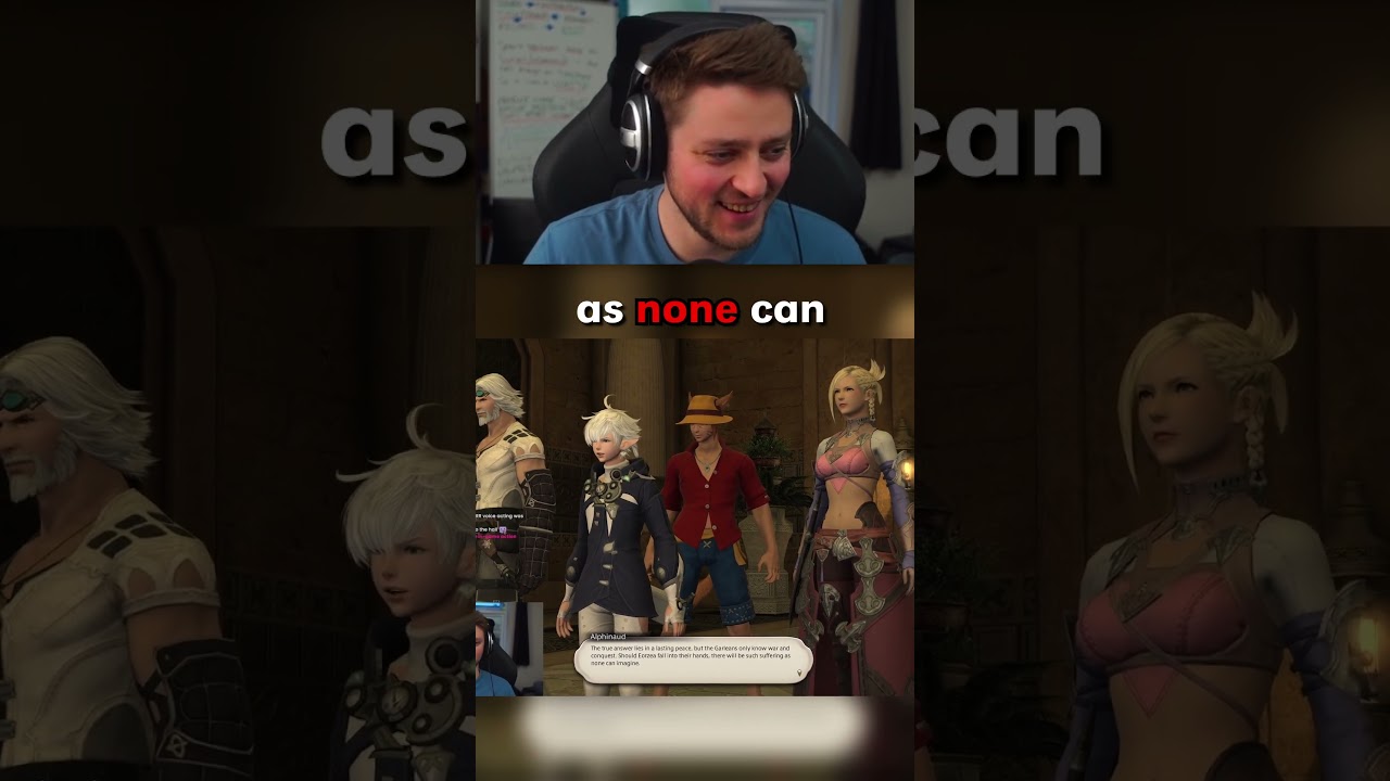 I was NOT prepared for this cutscene in FFXIV