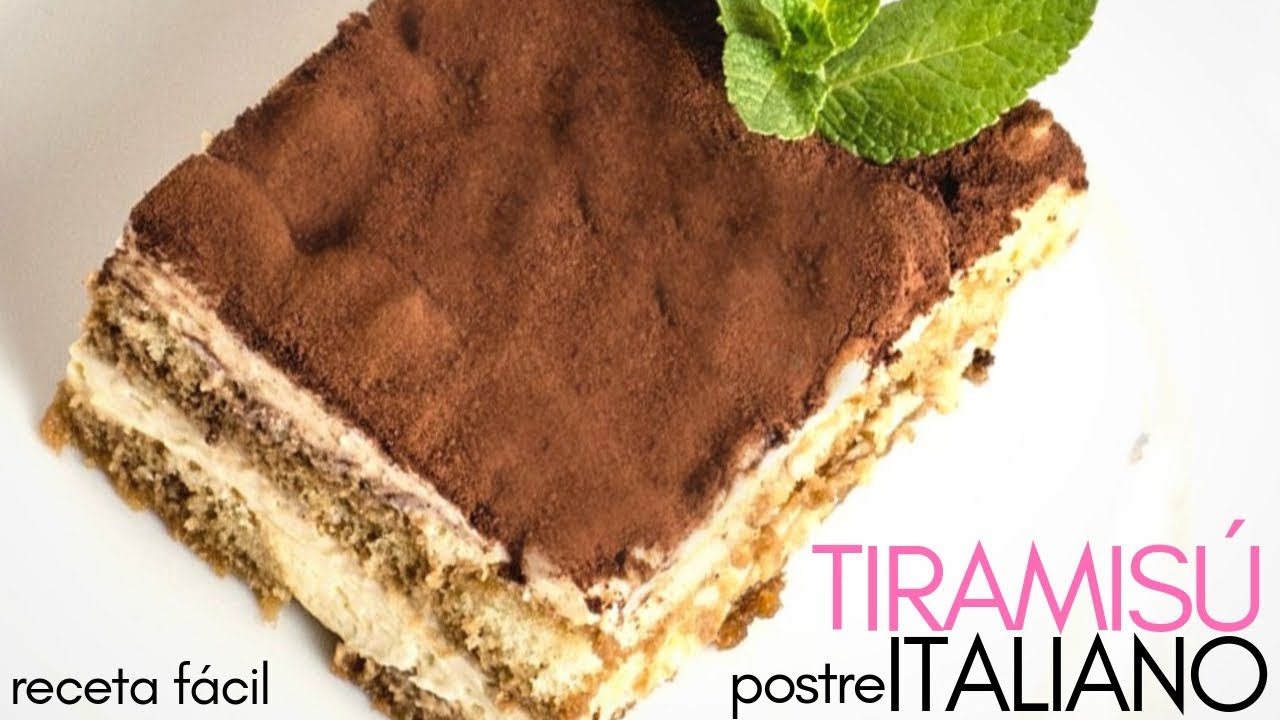 TIRAMISÚ 🎂 postre italiano (sin horno)  🍰 muy FACIL