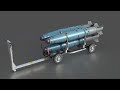US Navy MHU191 Bomb Cart GBU 38 JDAM Realistic 3D Model Preview