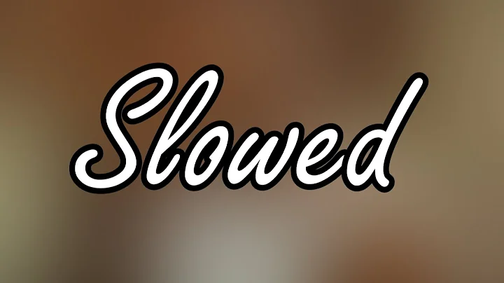 Trey Songz - All This Love (Slowed)