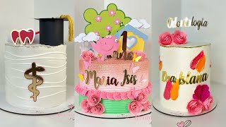 DECORAÇÃO DE BOLO EM CHANTININHO | 3 MODELOS DIFERENTES - Bruna Cake’s screenshot 2