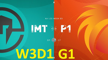 IMT vs P1 Game 1 Highlights - 2017 NALCS SPRING SPLIT - WEEK 3 DAY 1