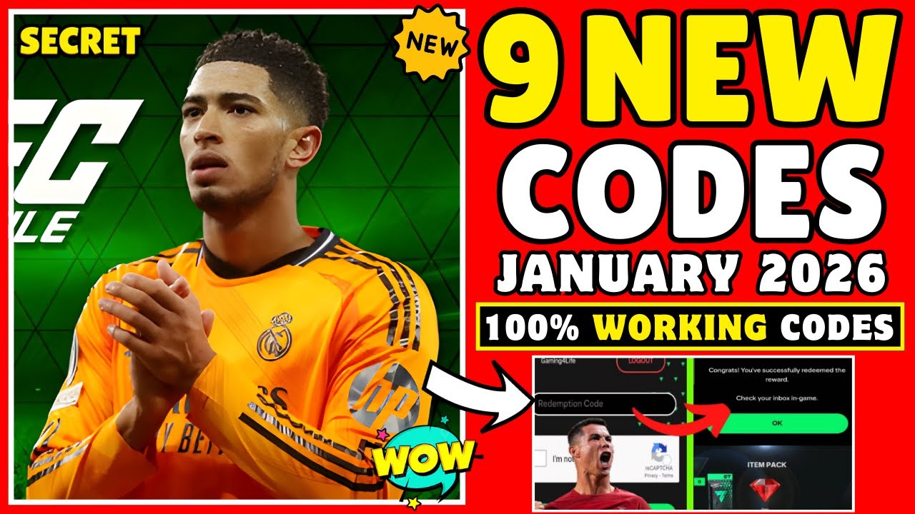 FC MOBILE REDEEM CODE 22 JANUARY 2026 🎁 FC MOBILE ANNIVERSARY EVENT CODES 2026