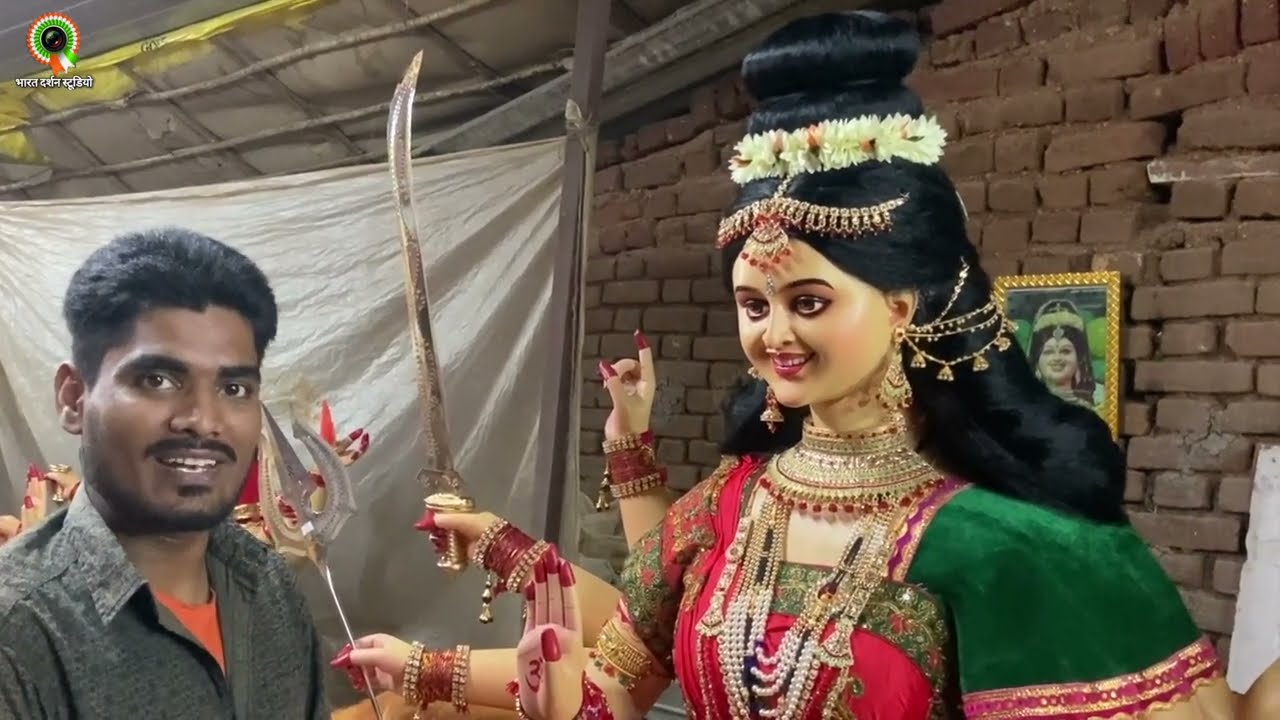 Pawan Prajapati 2023 / पवन प्रजापति मूर्तिकार छिंदवाड़ा / Making Of Smiling Face Durga Maa