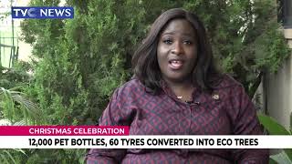 12,000 Pet Bottle, 60 Tyres Converted into Eco Trees screenshot 4