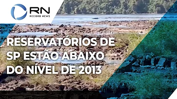 Qual o nível dos reservatórios de água de São Paulo?