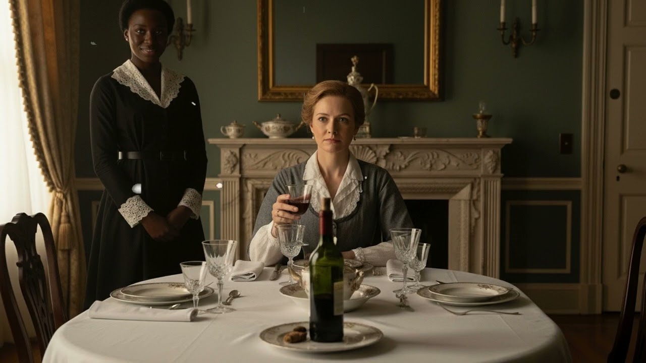 La criada soportó el látigo — y esperó en silencio, hasta que la patrona pidiera otra copa.