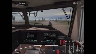 Trainz 3: Operating a BNSF Loaded Grain Train up a 3% grade! Needs 10 units!
