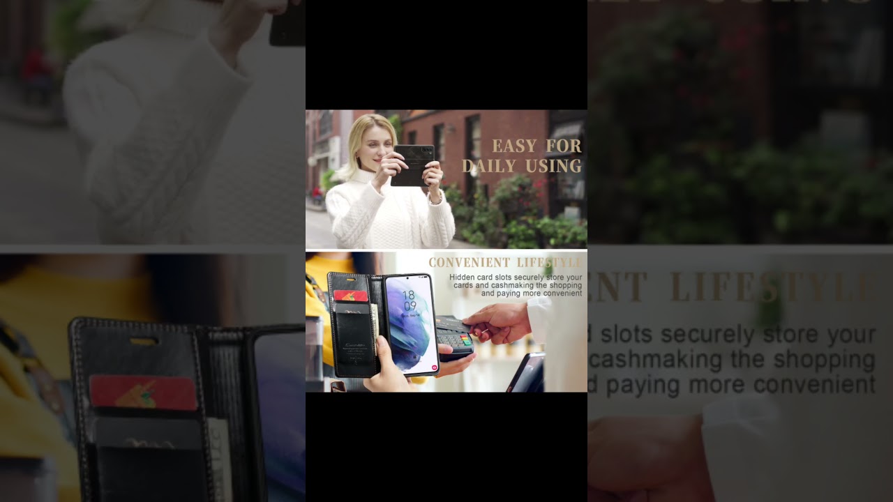 Casesme.com Samsung Galaxy S21 Plus Wallet Magnetic Case