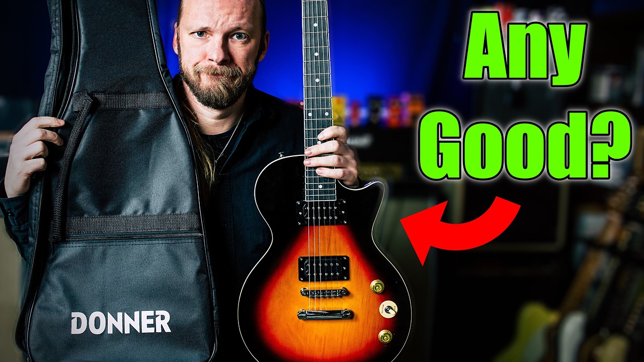 Dirt Cheap Les Paul (Donner DLP-124) - YouTube