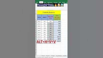 Excel me Formula Remove kaise kare #shorts #excel #msexcel