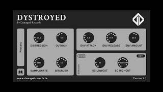 DYSTROYED Freeware Distortion & Bitcrusher Plugin Teaser [VST+AU]