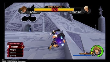 KH2FM- Lvl 1 Data Luxord No Damage (Deadly Restrictions)