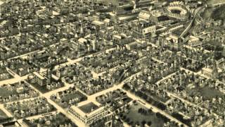 Port Jervis New York 1920 Panoramic Bird's Eye View Map 6356