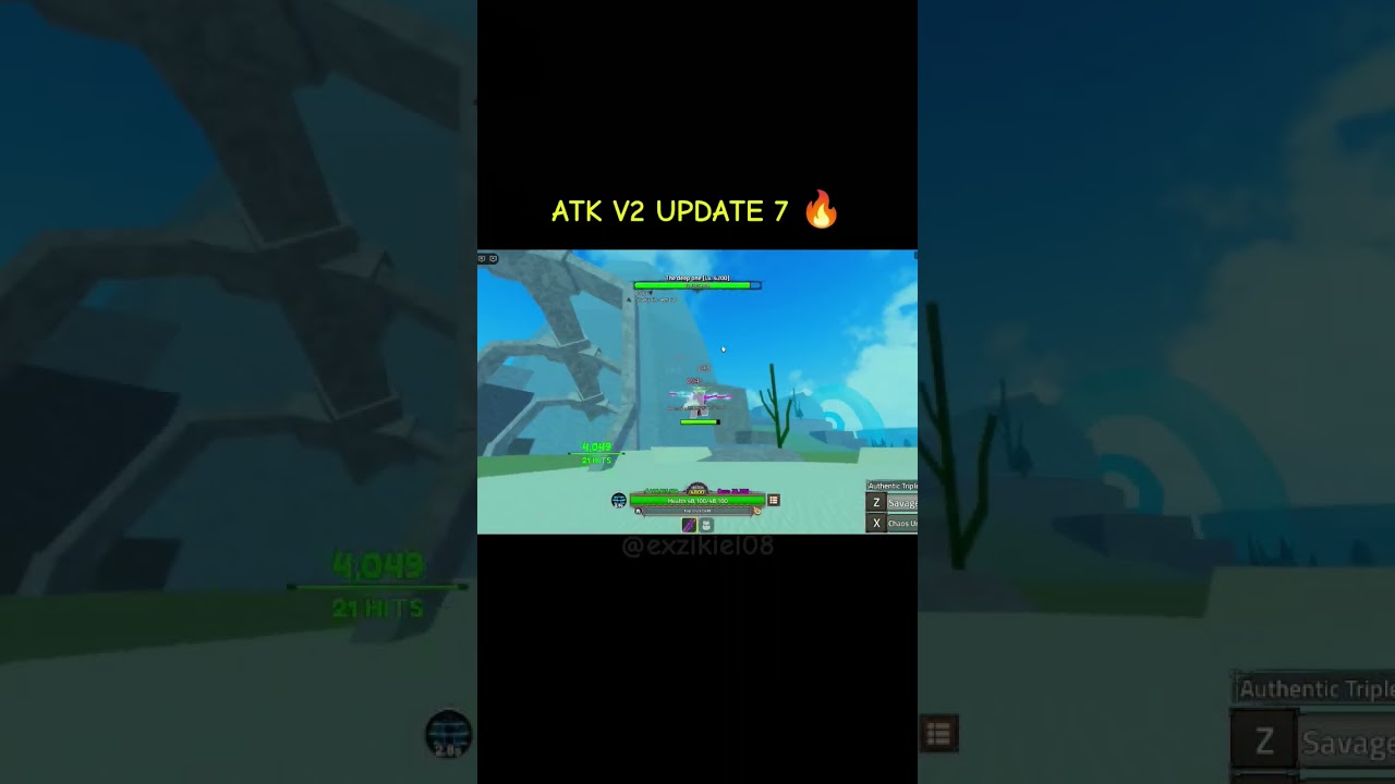 CHECK OUT THE NEW ATK V2!! King Legacy UPD7 