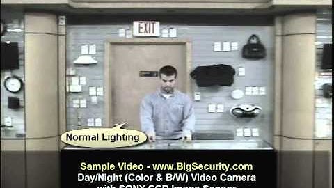 BigSecurity.com Day/Night Video Camera with Sony CCD Image Sensor Sample Video