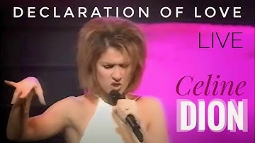 CELINE DION 🎤 Declaration of Love 🤍 (Live in Montreal) June 1996