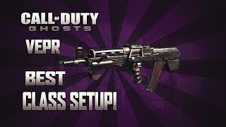 COD Ghosts: Vepr BEST CLASS SETUP! - (COD Ghosts Multiplayer Class Setup)