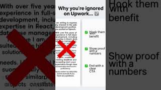 Why you're ignored on Upwork... 📉"📬🌏 #makemoneyonline #realestate #investing #duet #chatgpt