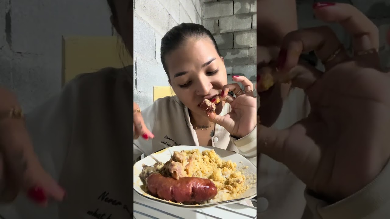 LINGUIÇA TOSCANA ARROZ FEIJÃO ALMOÇO DE HOJE 