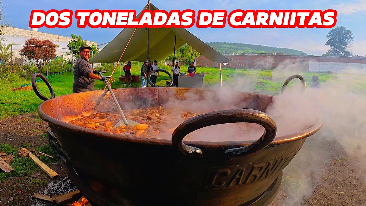 Dos Toneladas de CARNITAS MICHOACANAS nuevo record a nivel mundial...