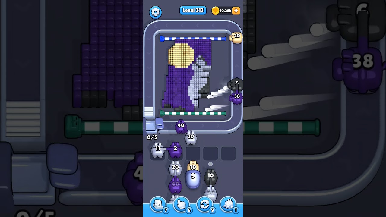 Pixel flow – Level 213 Full Walkthrough Mobile Game |Cassera Gaming 