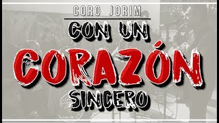 CON UN CORAZÓN SINCERO (LETRA) chords