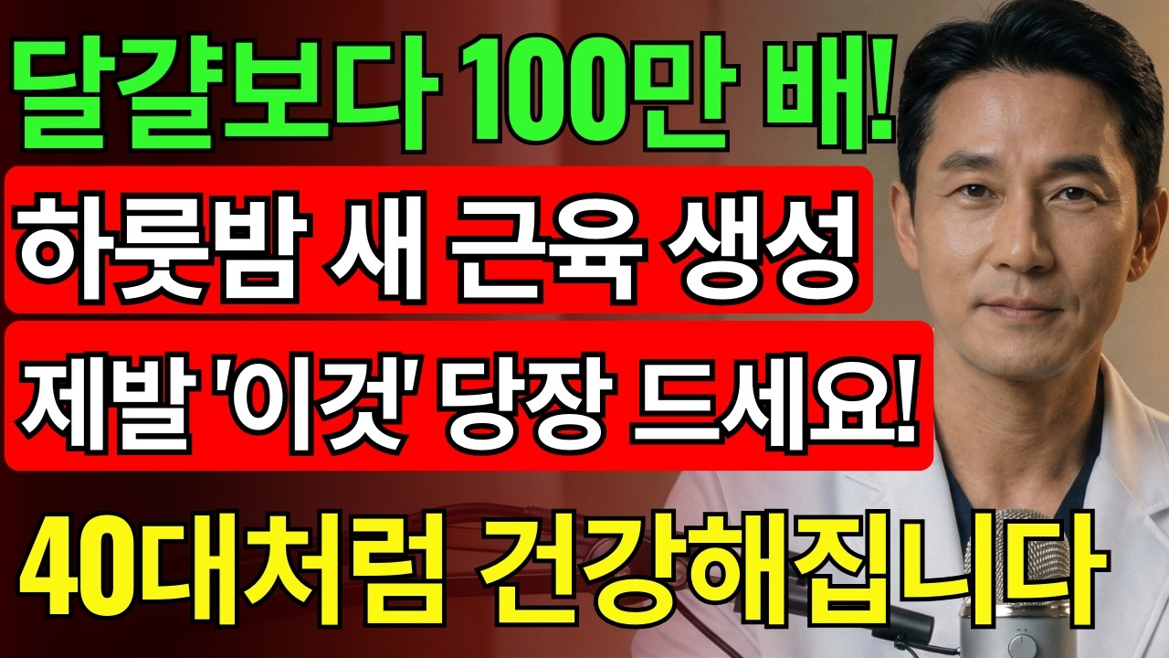 70세 이후 근육 키우기: 이 과일 단백질은 계란보다 100만 배 더 좋습니다! | 노년층을 위한 건강 팁| 건강 | 근육 | 노후 | 식단 | 오디오북