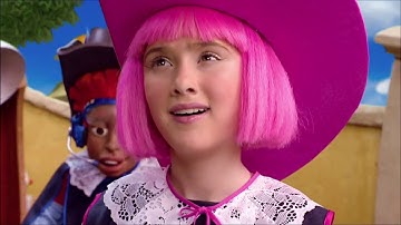 every episode of lazytown but only when they say 
