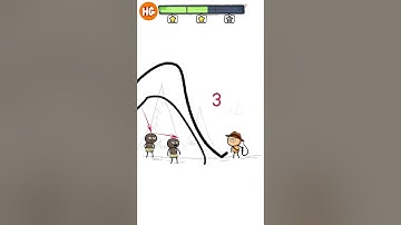 Draw The Line level 8 cool gameplay walkthrough | All levels |android, iOS mobile | newupdate#shorts