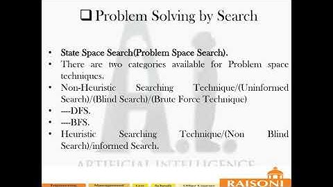 AI- Artificial Intelligence-TE CSE-IT- Depth First Search Algorithm.