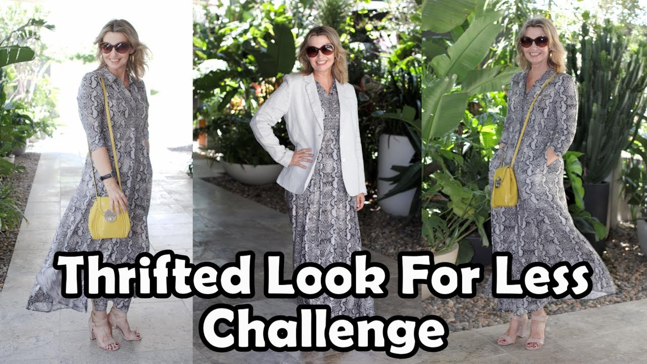 Thrifted Look for Less Challenge February 2020