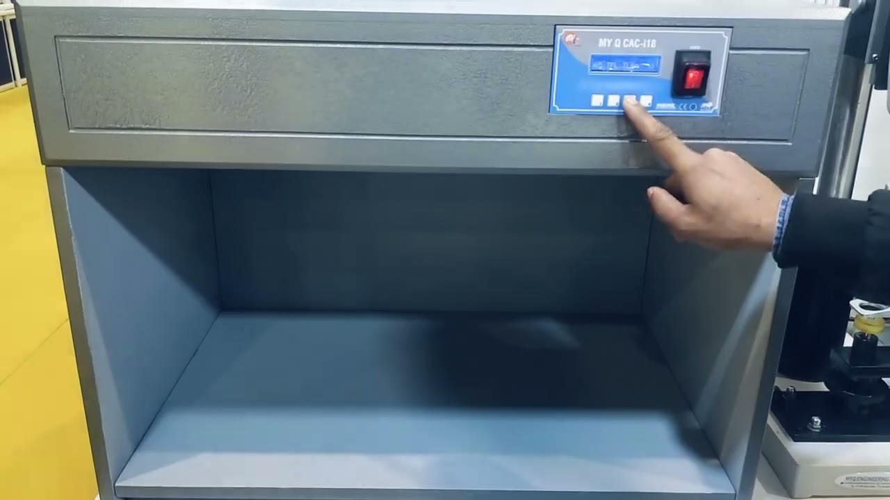 Colour Matching Cabinet (CAC i18)   Lights - D65, CWF, UV, INCA, TL84 (Optional light -TL83, etc )