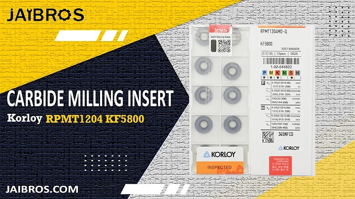 KORLOY R6 Carbide Insert RPMT1204 KF5800 grade - Jaibros (CNC Machine Tools)