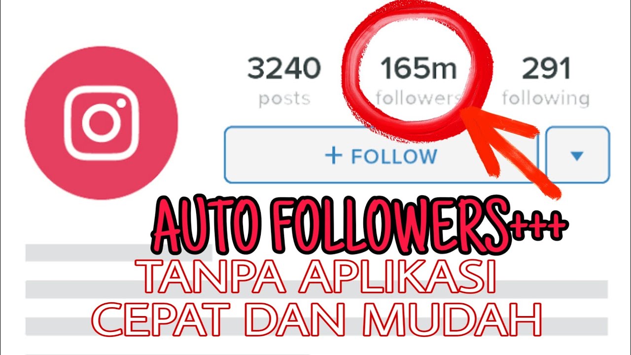 CARA MENAMBAH FOLLOWERS INSTAGRAM | TANPA APLIKASI 