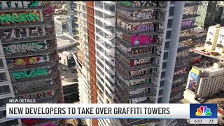 Download Lagu Downtown LA's graffiti towers have new owners. When will cleanup begin? MP3